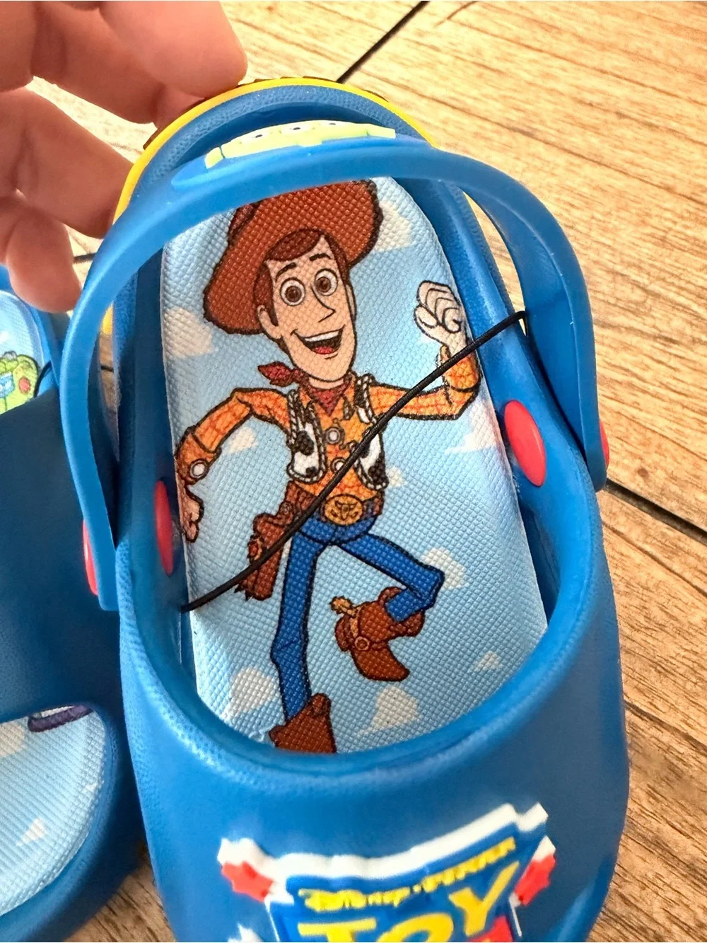 Disney Pixar Toy Story Blue Kids Clogs size 5:6 new